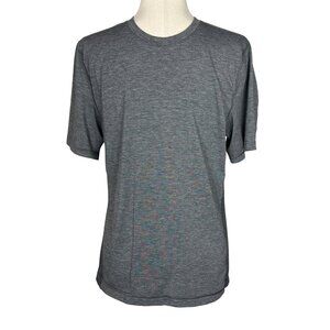 LULULEMON Men's Surge Short Sleeve Athletic Shirt Sz S Gray EUC